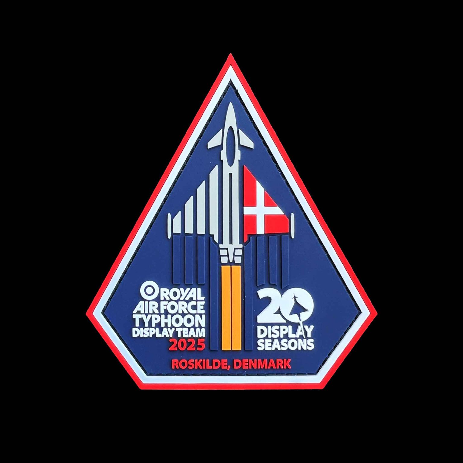 Runway Patch Pvc RAF Typhoon Display Team 2025 Roskilde Airshow, Denmark PVC Patch ...
