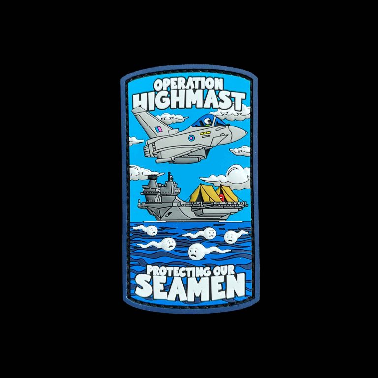 Runway Patch Pvc 6 Sqn Op Highmast 'Protecting Our Seamen' PVC Patch - Runway25