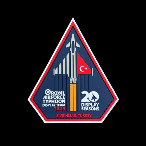 RAF Typhoon Display Team 2025 Sivrihisar Airshow, Turkey PVC Patch