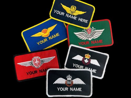 International Forces Name Badge