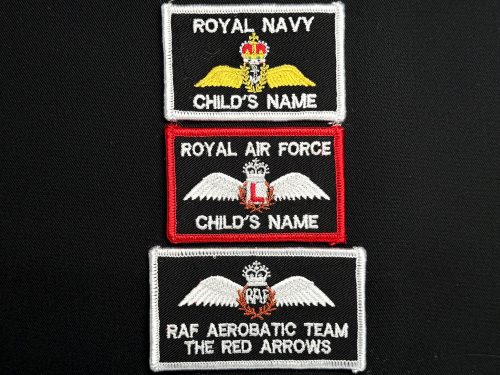 Kids Flying Suit Name Badge