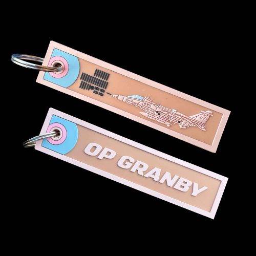 Op Granby: Jaguar PVC Keyring