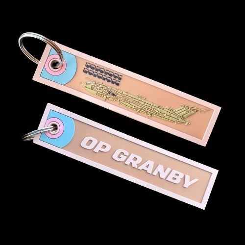 Op Granby: Victor PVC Keyring