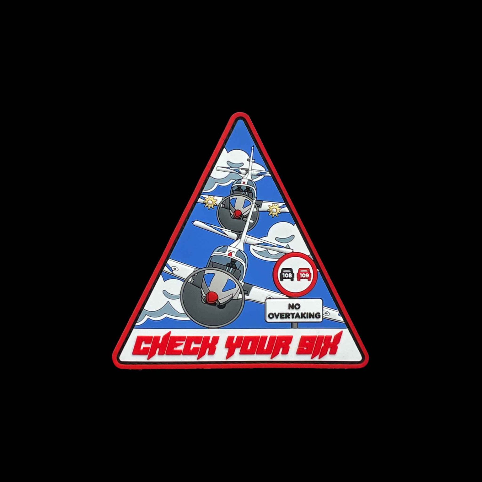 Runway Patch Pvc 57 Sqn 'Check Your Six' PVC Patch - Runway25
