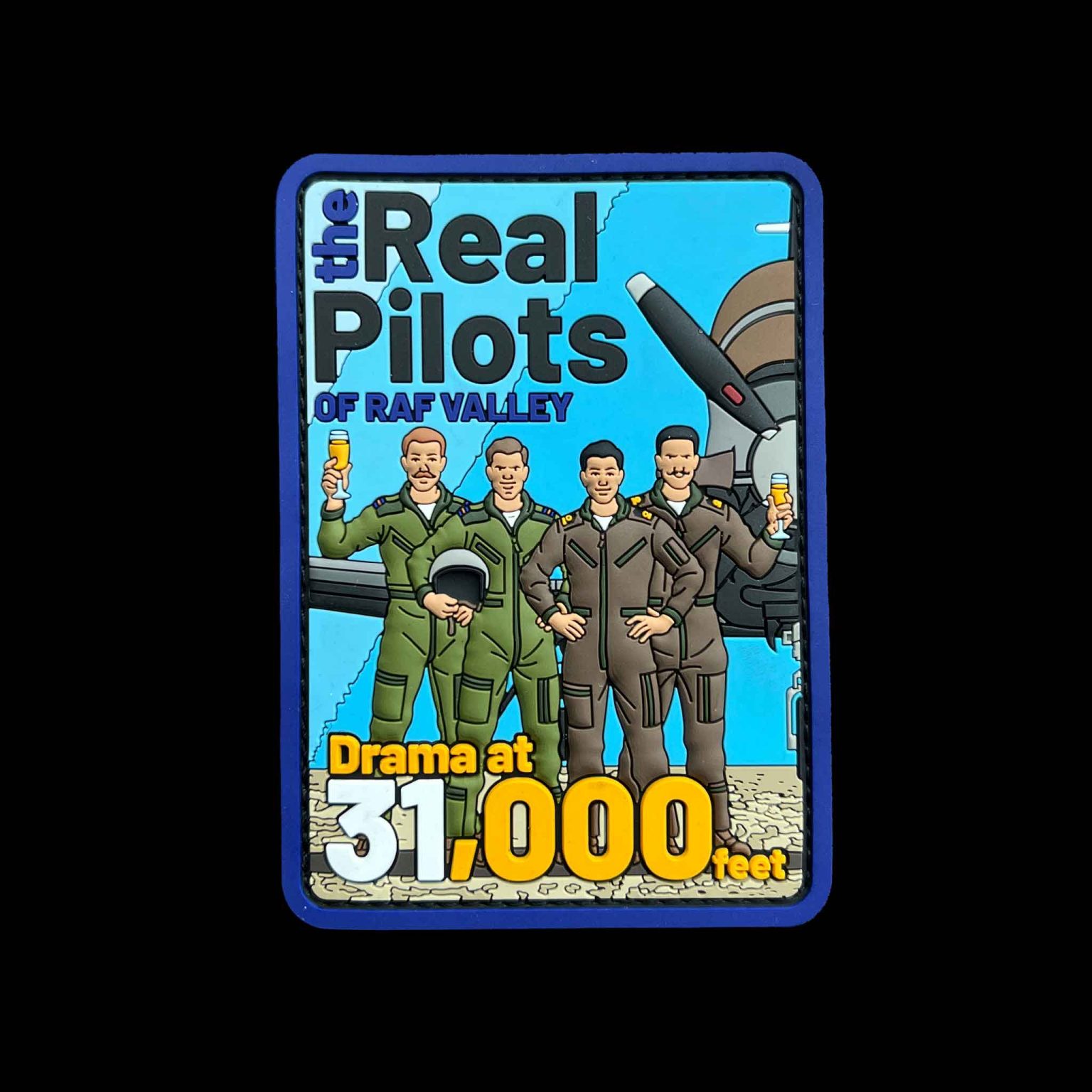 Runway Patch Pvc 72 Sqn BFT 31 'The Real Pilots of RAF Valley' PVC Patch - Runway25