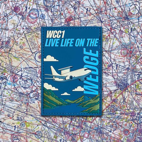 42 Sqn WCC1 'Live Life on the Wedge' Colour PVC Patch