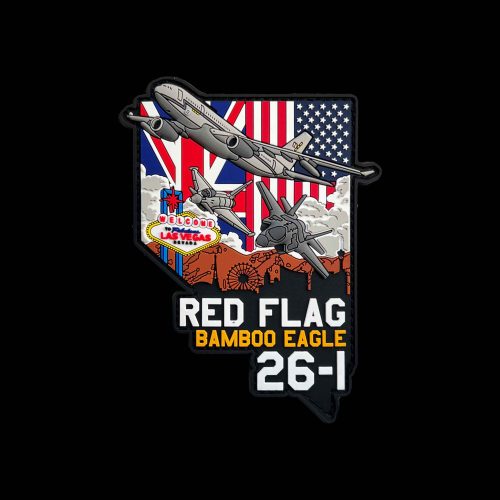 10 Sqn Red Flag 26-1/ Bamboo Eagle PVC Patch