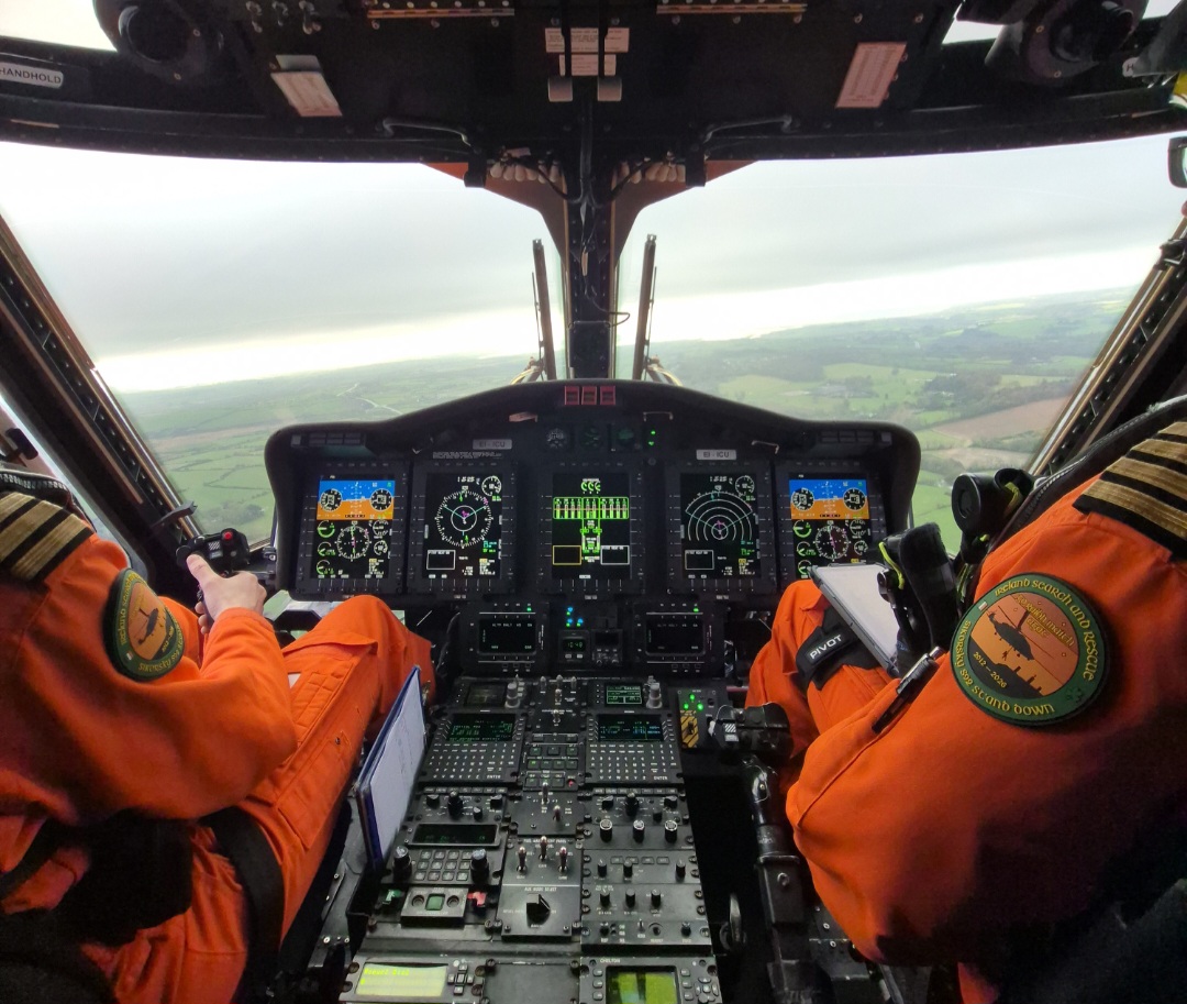 Ireland Sikorsky S92 Search and Rescue Stand Down PVC Patch - Image 2