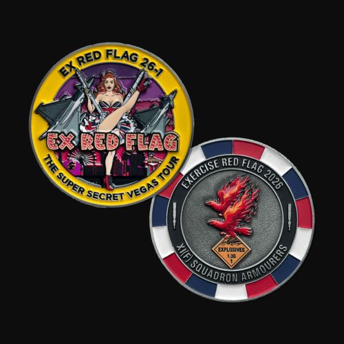 XI(F) Sqn Armourers Red Flag 26-1 Coin