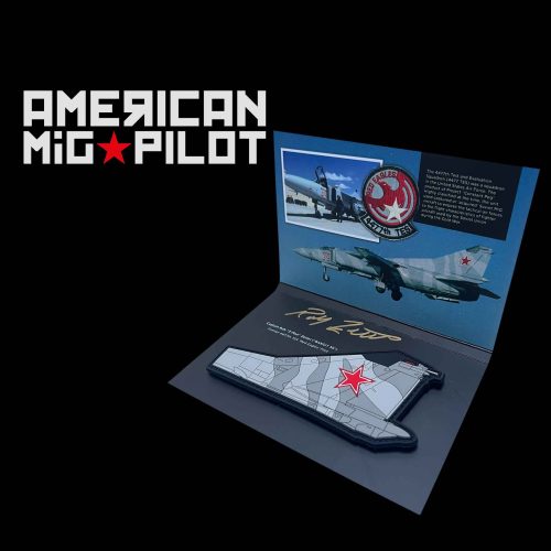 4477th TES MiG 23 PVC Tail Patch SIGNED