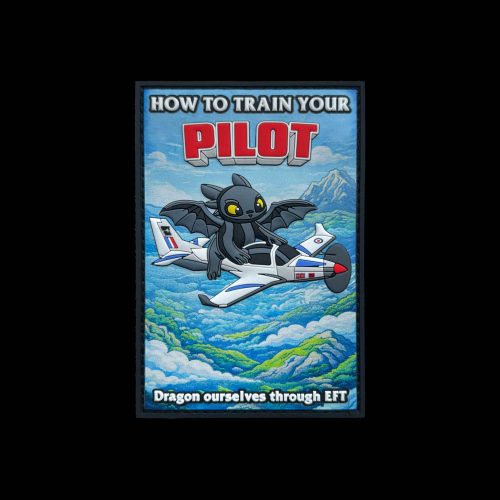 RAF EFT 114 'How To Train Your Pilot' PVC Patch