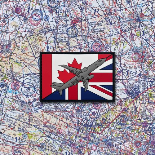 42 Sqn Poseidon UK/Canada Flag PVC Patch