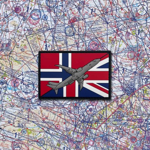 42 Sqn Poseidon UK/Norway Flag PVC Patch