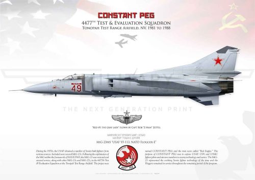 MiG 23 'Red 49' Print