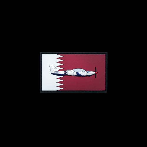 Grob Prefect Qatar Flag PVC Patch