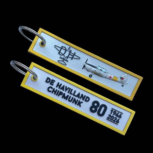 Chipmunk 80th PVC Keyring - Portugese Air Force