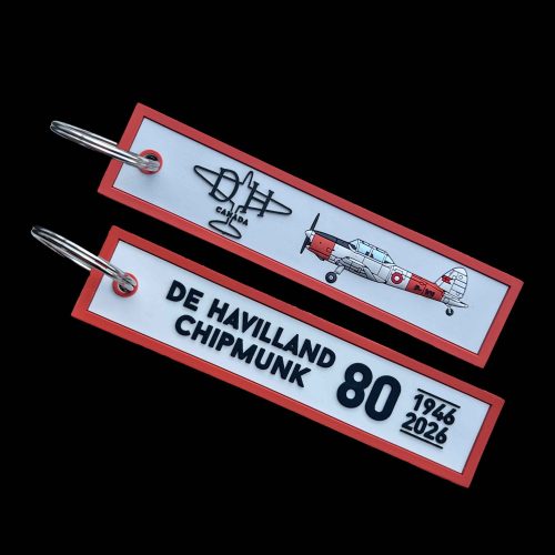 Chipmunk 80th PVC Keyring - RDAF