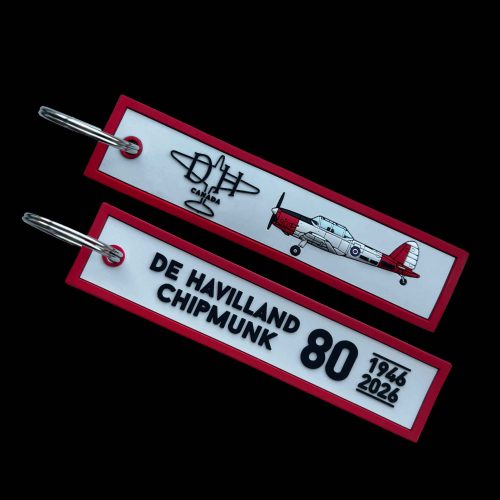 Chipmunk 80th PVC Keyring - Royal Navy