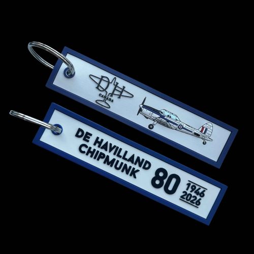 Chipmunk 80th PVC Keyring - WK514