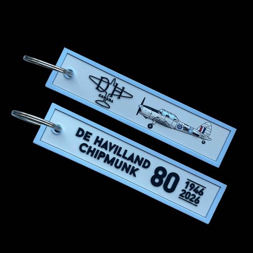 Chipmunk 80th PVC Keyring - WK558