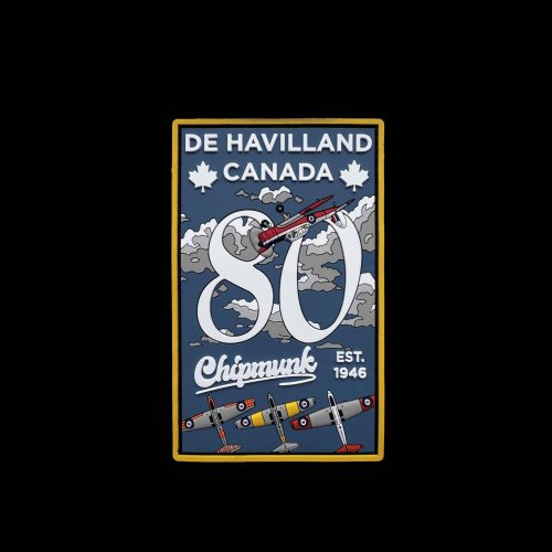 Chipmunk 80th Anniversary PVC Patch
