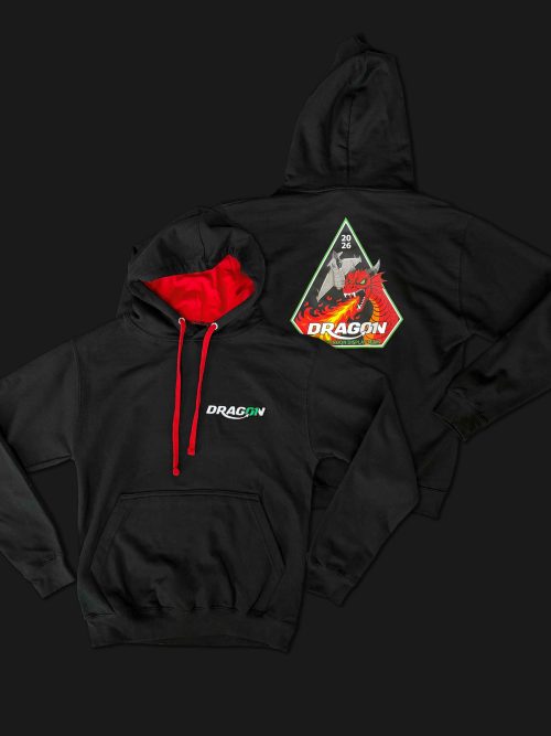 Dragon01 Black Adult Hoodie