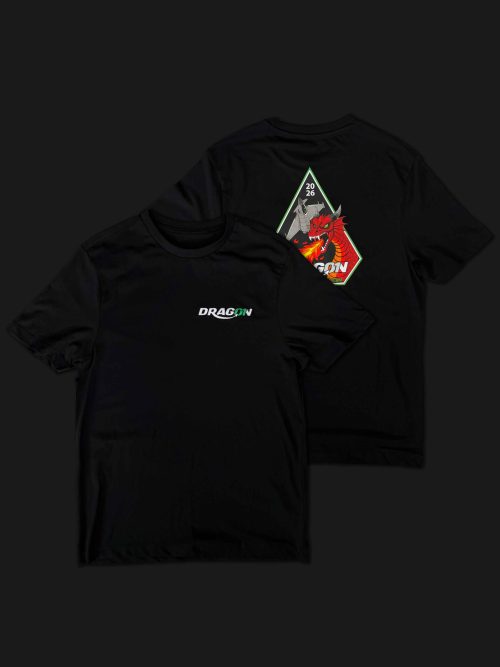 Dragon01 Black Adult T-shirt