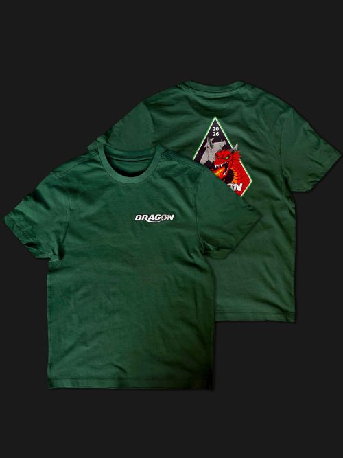 Dragon01 Green Adult T-shirt