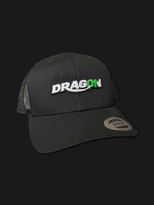 Dragon01 Black Kids Trucker Cap