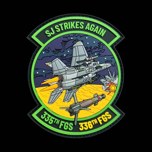 335th FGS and 336th FGS 'SJ Strikes Again' PVC Patch