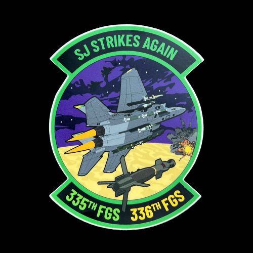 335th FGS and 336th FGS 'SJ Strikes Again' Sticker