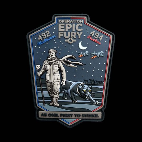 492nd FGS 'As One. First to Strike' PVC Patch