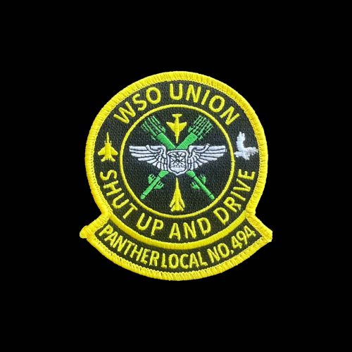 494th FS WSO Union Patch
