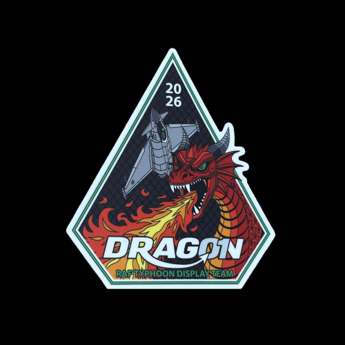 RAF Typhoon Display Team 2026 Spearhead Sticker