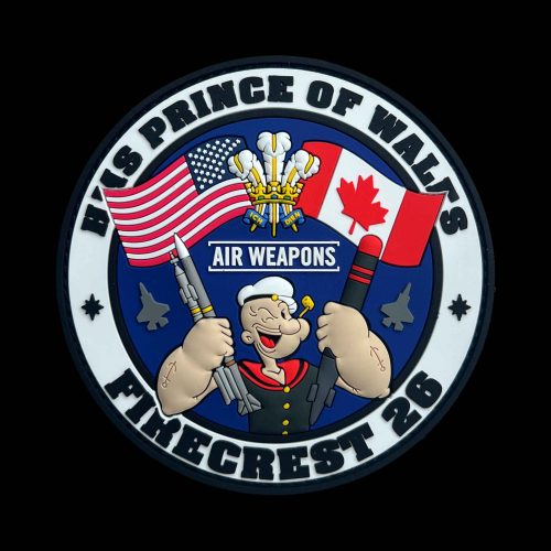 HMS PWLS Op Firecrest Air Weapons PVC Patch