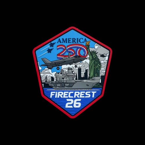 HMS PWLS America 250 Op Firecrest PVC Patch