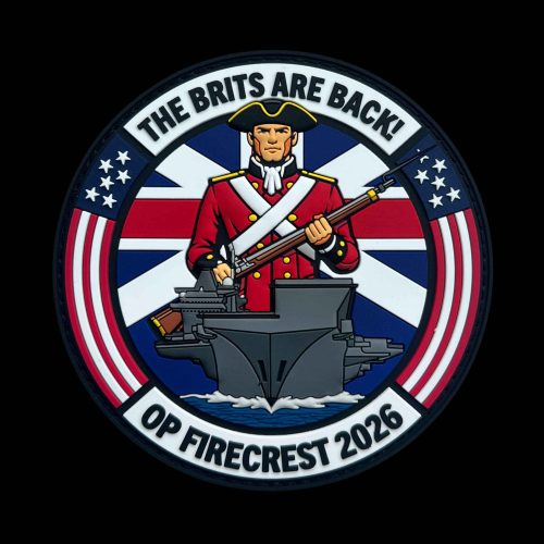 HMS PWLS Op Firecrest The Brits Are Back PVC Patch