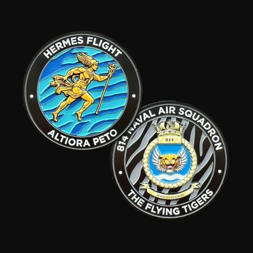814 NAS Hermes Flight Coin