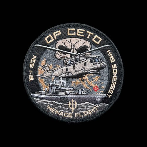 HMS Somerset/814 NAS Op Ceto Patch