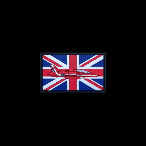 Red Arrow Hawk T1 Union Jack Flag PVC Patch