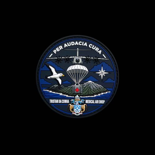 47 AD Tristan da Cunha Medical Air Drop PVC Patch