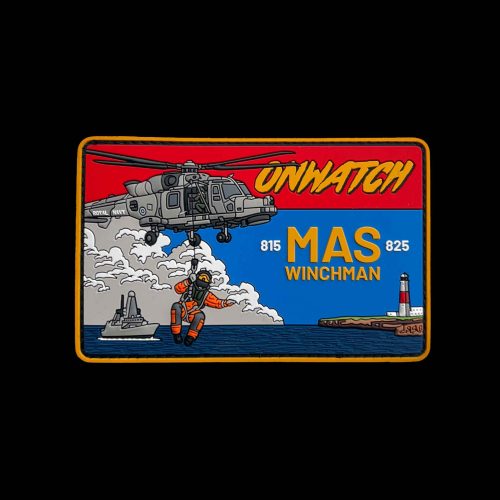 815/825 NAS Winchman PVC Red Patch