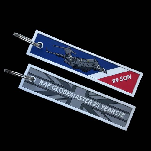 99 Sqn C-17 25 Years PVC Keyring