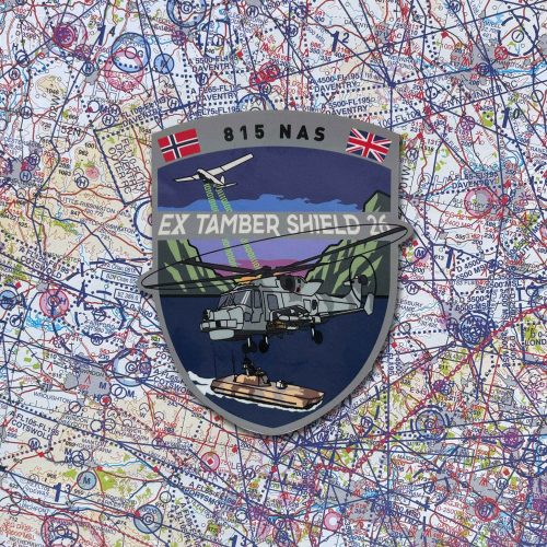 815 NAS Exercise Tamber Shield 2026 Aircrew Sticker
