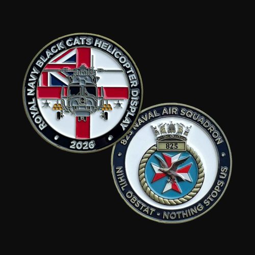 Black Cats Helicopter Display Team Coin
