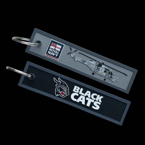Black Cats Helicopter Display Team PVC Keyring