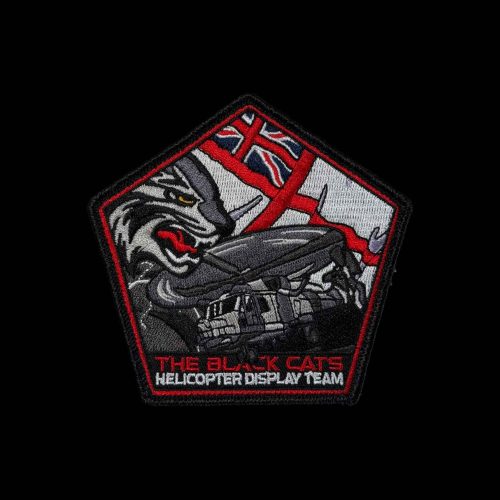 Black Cats Helicopter Display Team Pentagon Patch